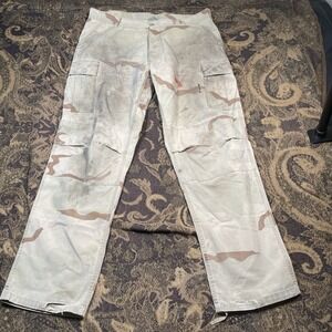 Desert Camo DCU Cargo Pants Large Short Army Combat Mens USGI